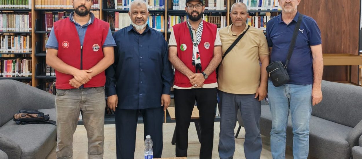 زيارة وفد قافلة “فك الحصار”