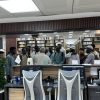 زيارة وفد من طلاب كلية الدعوة الإسلامية مركز الشيخ علي الغرياني للكتاب